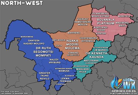 South Africa District Municipality Province Maps