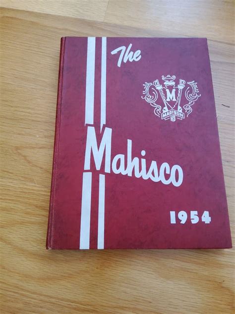 Vintage 1954 Madison High School Madison Florida yearbook Mahisco ...