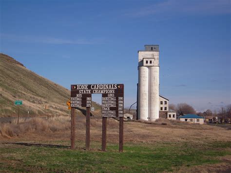 Grain elevator at Ione, Oregon | State champions of yesterye… | Flickr