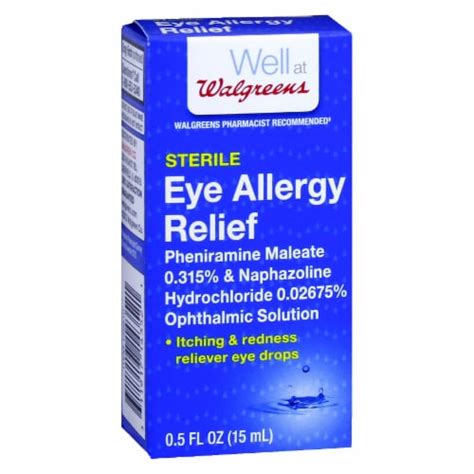 Walgreens Allergy Relief Eye Drops, .5 fl oz - QFC