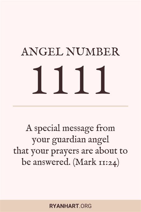 Angel Number 1111 Meaning and Symbolism Explained [2023] | Ryan Hart