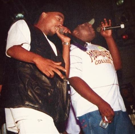 Tupac Shakur and Biggie Smalls (1994) : r/OldSchoolCool