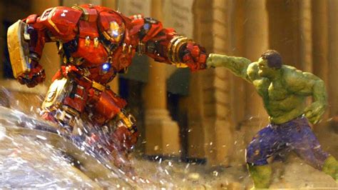 Hulk vs HulkBuster (Mark 44) - Fight Scene - Avengers Age of Ultron ...