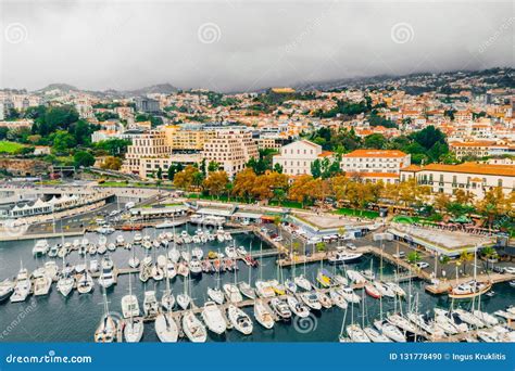 Aerial View of the Funchal Old Town Editorial Image - Image of ...