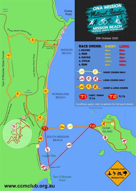 Mission Beach Maps - How to get to Mission Beach Cassowary Coast