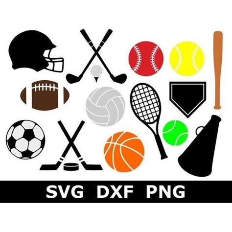 Sports SVG Bundle Sports Balls SVG Sports SVG Digital - Etsy Canada