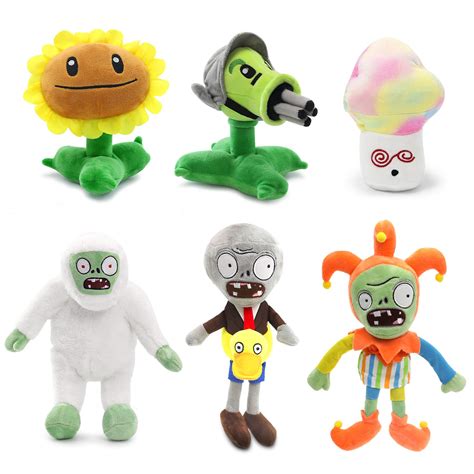 ですのでご Maikerry PVZ Plush Dolls-(Set of 6) Zombie Toys Halloween ...