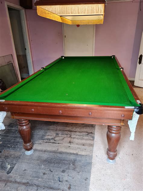 Billiard table,reconditioned new cloth, nets, leathers and multiple ...