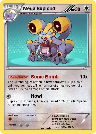 Pokémon Mega Exploud - Sonic Bomb - My Pokemon Card