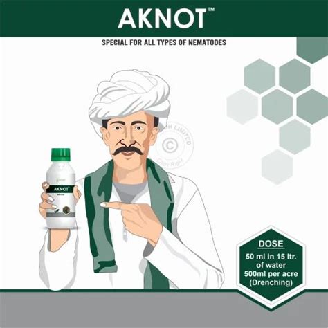 aknot Nematicide For Nematode Control, Bottle, 100 ml To 1 Ltr at best ...