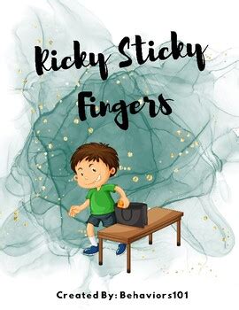 Ricky Sticky Fingers SEL Lesson by Behaviors101 | TPT