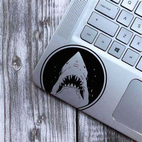 Shark Vinyl Sticker Laptop Decal Jaws Wall Sticker Great White - Etsy