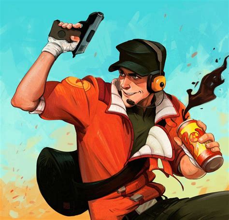 Tf2 Scout Bonk Wallpaper