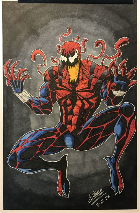 Ben Reilly as 'Spider-Carnage'! | Marvel spiderman, Spiderman art ...