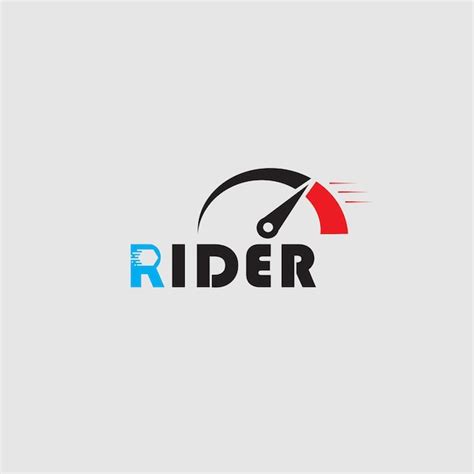 Premium Vector | Rider logo design