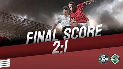 Soccer Game Final Score Editable Design - Kickly