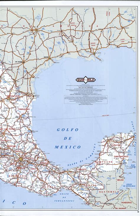 Mexico map. Free detailed map of Mexico with cities and roads