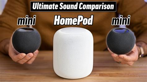 HomePod Mini's vs HomePod - Ultimate Sound Comparison! - YouTube