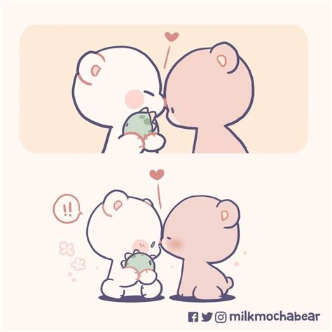 Milk & Mocha on Twitter | Cute bear drawings, Cute cartoon wallpapers ...