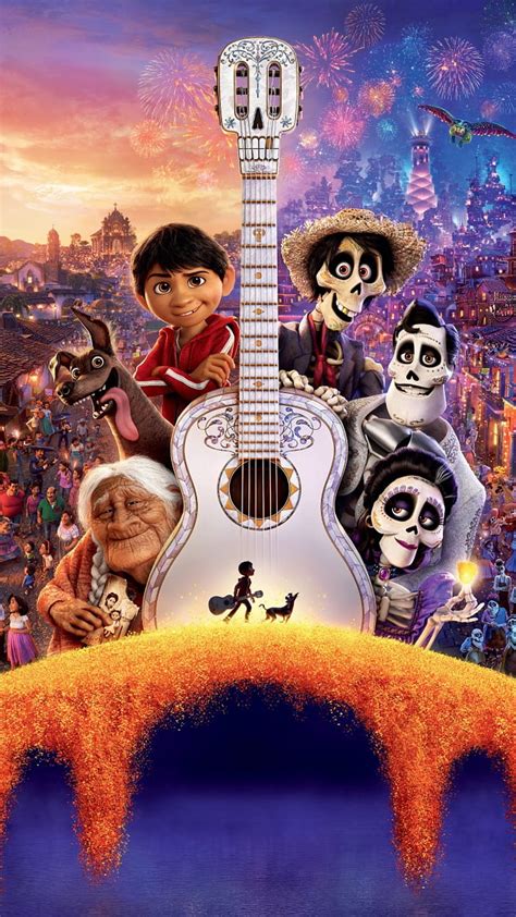 Coco, animación, guitarra, Fondo de pantalla de teléfono HD | Peakpx