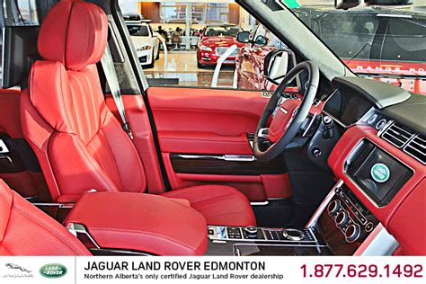 2015 Full Size Range Rover with Stunning Red Interior