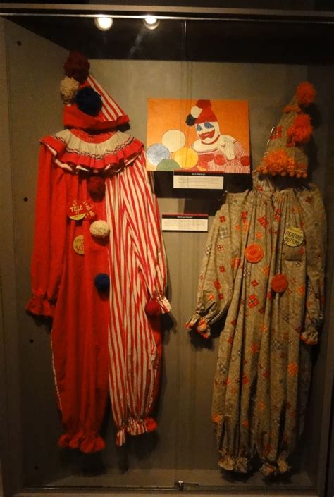 John Wayne Gacy's clown suits at the Crime and Punishment Museum ...