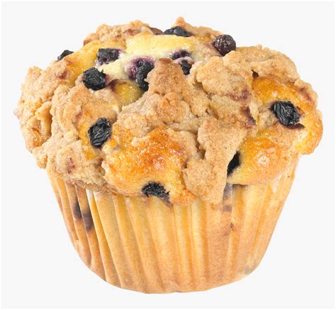 Blueberry Muffin Transparent, HD Png Download - kindpng