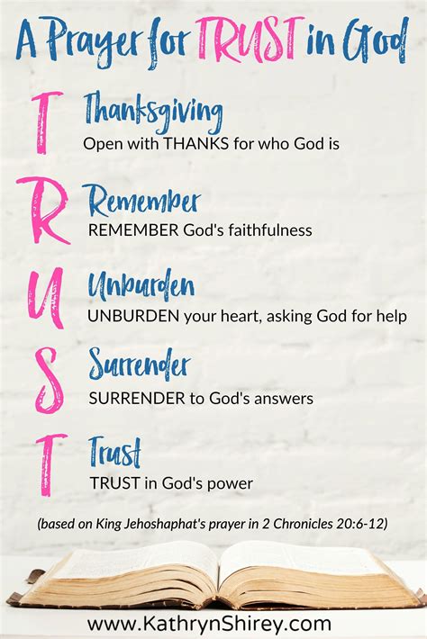 How to Pray a Prayer for Trust in God - Prayer & Possibilities | Trust ...