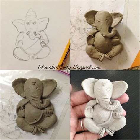 Elephant Easy Clay Sculptures For Beginners Step By Step - Easy step by ...