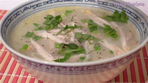 Chicken Congee (Rice Porridge) - Chao Ga Recipe - YouTube