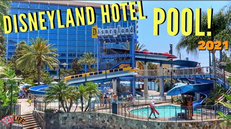 The Disneyland Hotel Pools! Monorail Waterslide, Trader Sam’s Drinks ...