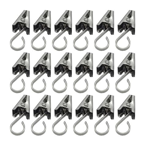 NUOLUX Clips Curtain Lights Hanger Picture Hanging Holder Hooks String ...