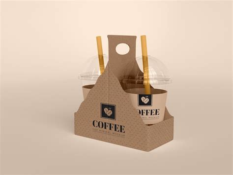 Premium PSD | Take away coffee cup mockup