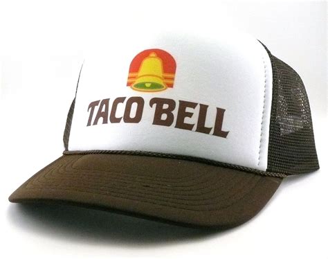 Taco Bell Trucker Hat Mesh Hat Vintage Snapback Hat Brown - Etsy