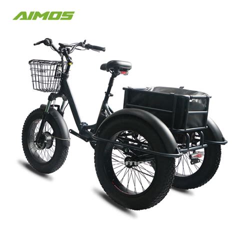 aimos 3 wheel electric bicycle three wheels adult cargo electric bike ...