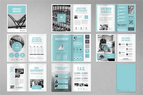 Corporate Brochure Template for Adobe InDesign