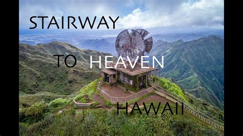 Stairway to Heaven (Haiku Stairs) Hawaii via Drone in 2.5 minutes - YouTube