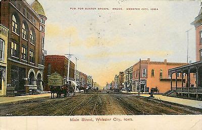 Iowa, IA, Webster City, Main Street 1909 Postcard | eBay