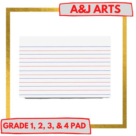 Writing Pad Paper Grade 1, 2, 3, 4 | Lazada PH