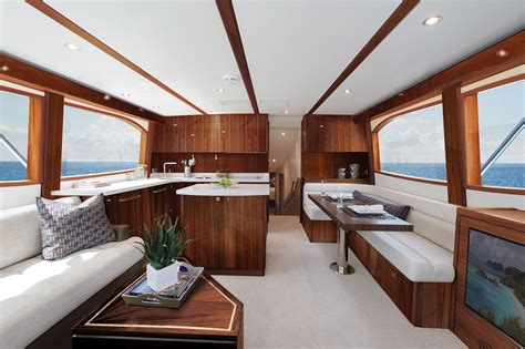 Image result for Hatteras 45'-c remodeling interior | Boat interior ...