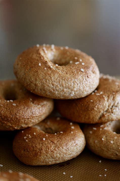 Homemade Whole Wheat Bagels! - The Conscientious Eater