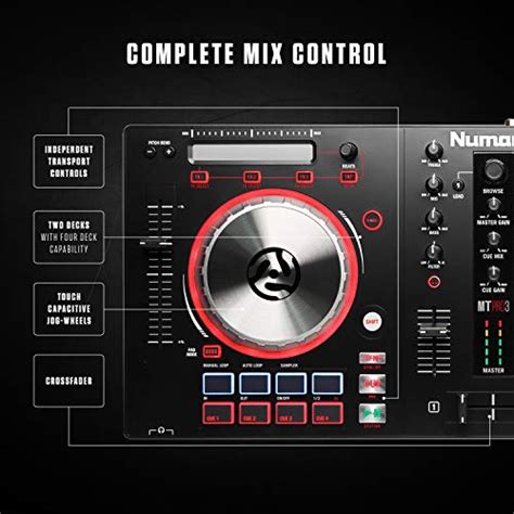 Numark Mixtrack Pro 3 | All In One 2 Deck DJ Controller for Serato DJ ...