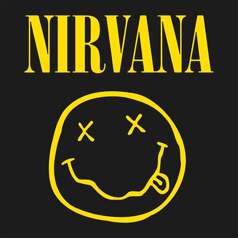 Nirvana T-Shirt | Smiley Face Logo One-Sided Nirvana Shirt