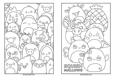 Squishmallows Coloring Pages for Kids - The Activity Mom