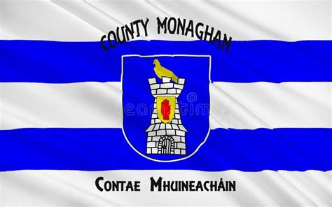 Flag of County Monaghan is a County in Ireland Stock Illustration ...