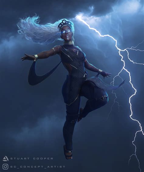 Stuart Cooper - Storm X-Men Movie Design ( Production painting )