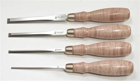 Four Dovetail Chisels .125 to .500 | Chisel set, Blue spruce, Wood ...