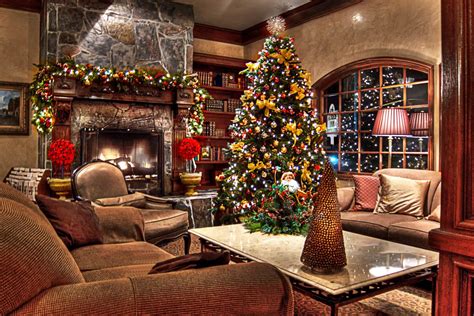 Christmas Tree Fireplace Wallpapers - Wallpaper Cave