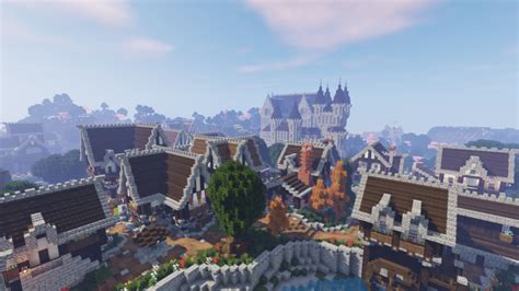 Minecraft Medieval Village With Castle World Download – BlueNerd