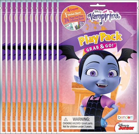 Amazon.com: Disney Junior Vampirina Grab & Go Play Packs (Pack of 12 ...